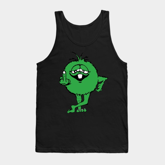 Green Monster Tank Top by BludBros